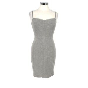 Banana Republic Gray Sleeveless Fitted Sheath Dress Grayy Size 4